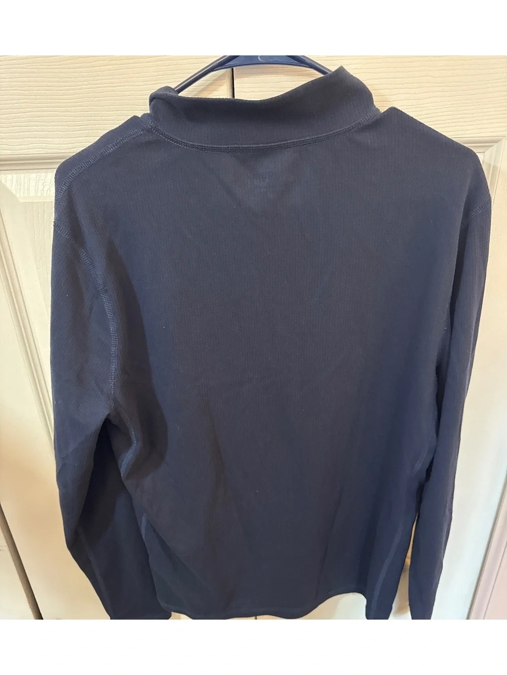 J.Crew Performance Men's Half Zip Pullover Long Sleeve Shirt Medium Black